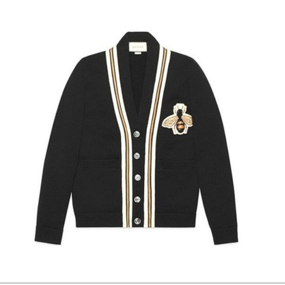 Gucci Bee Patch Cardigan - Picture 1 of 9